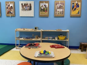 Yellow Acorn Pre school toddler class room shot